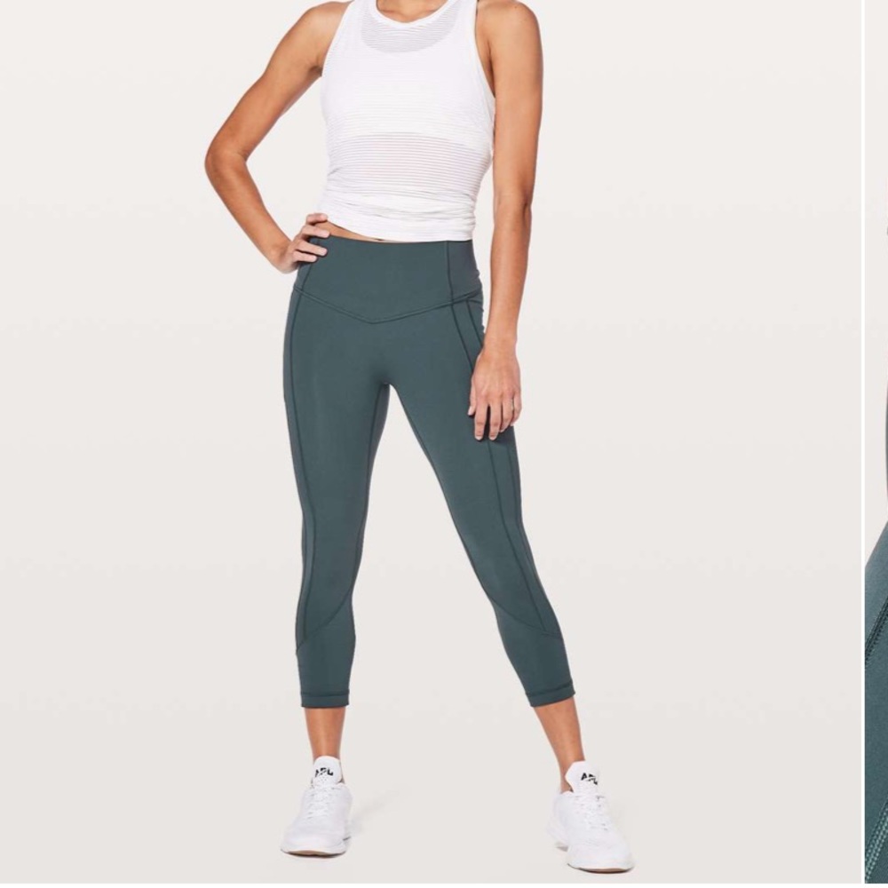 Lululemon All the right places crop 23” size 6